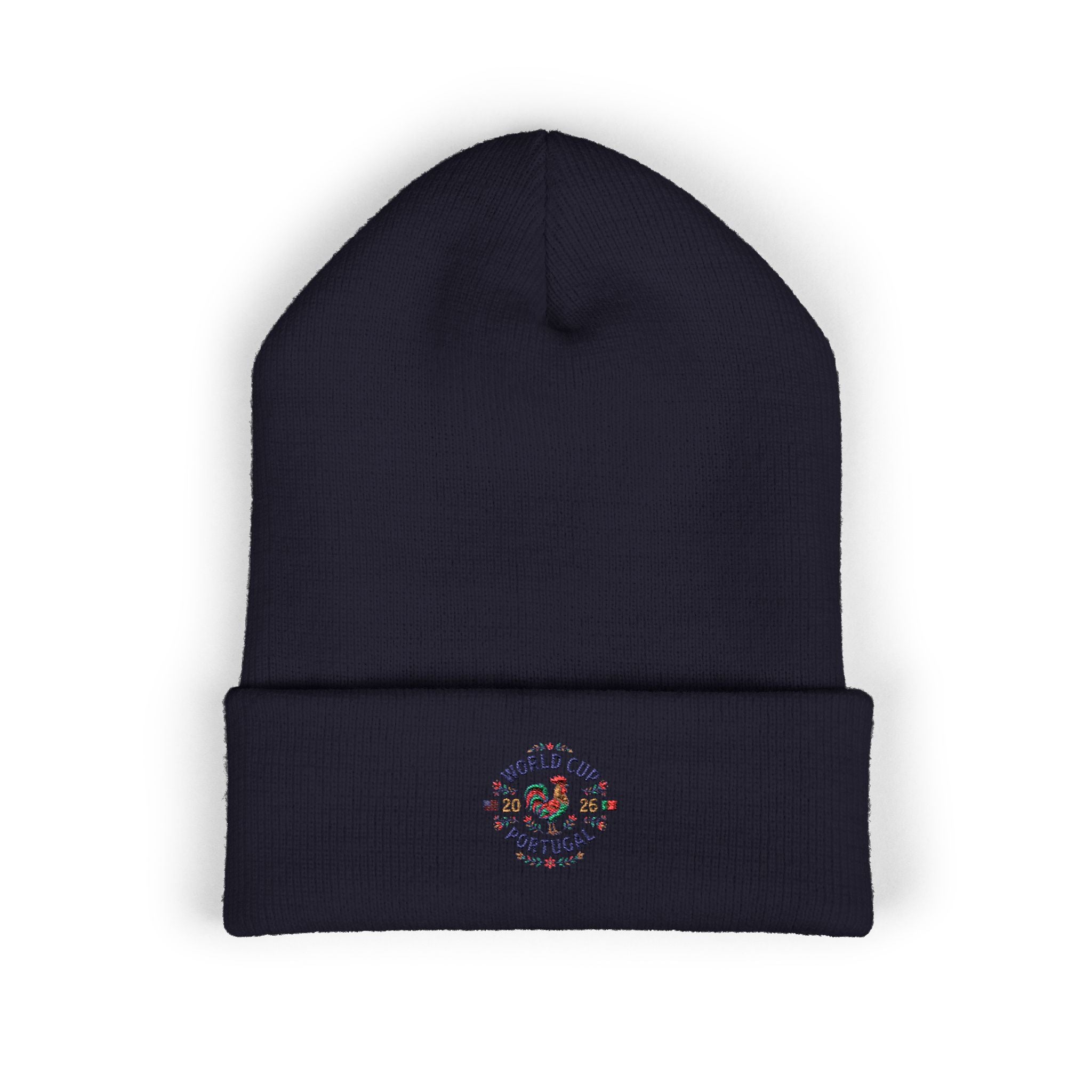 Portugal World Cup Embroidered Cuffed Beanie