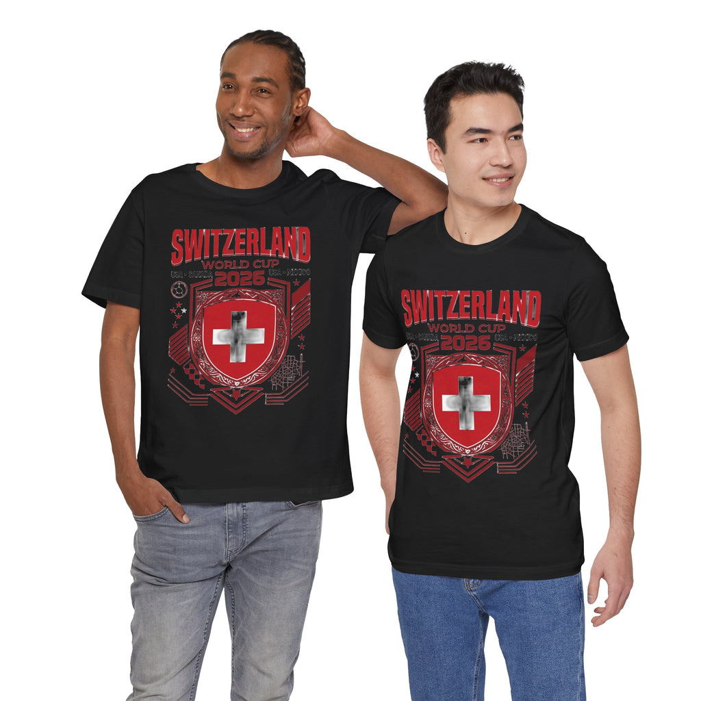 Camiseta de Suiza para el Mundial 2026 | Escudo de la selección de Suiza, EE. UU., Canadá, México