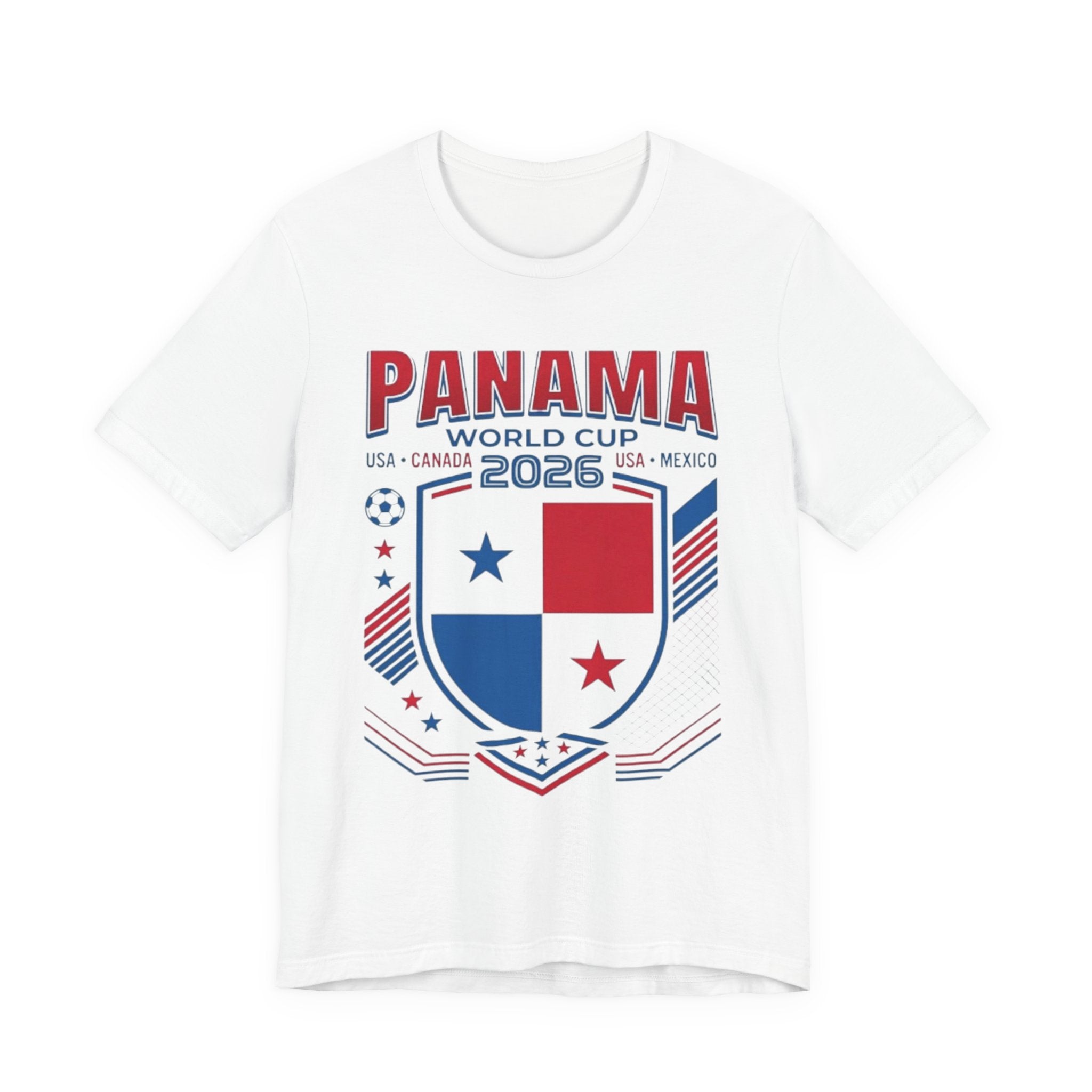 Camiseta Mundial 2026 Panamá | Escudo de Fútbol de Panamá, EE. UU. Canadá México