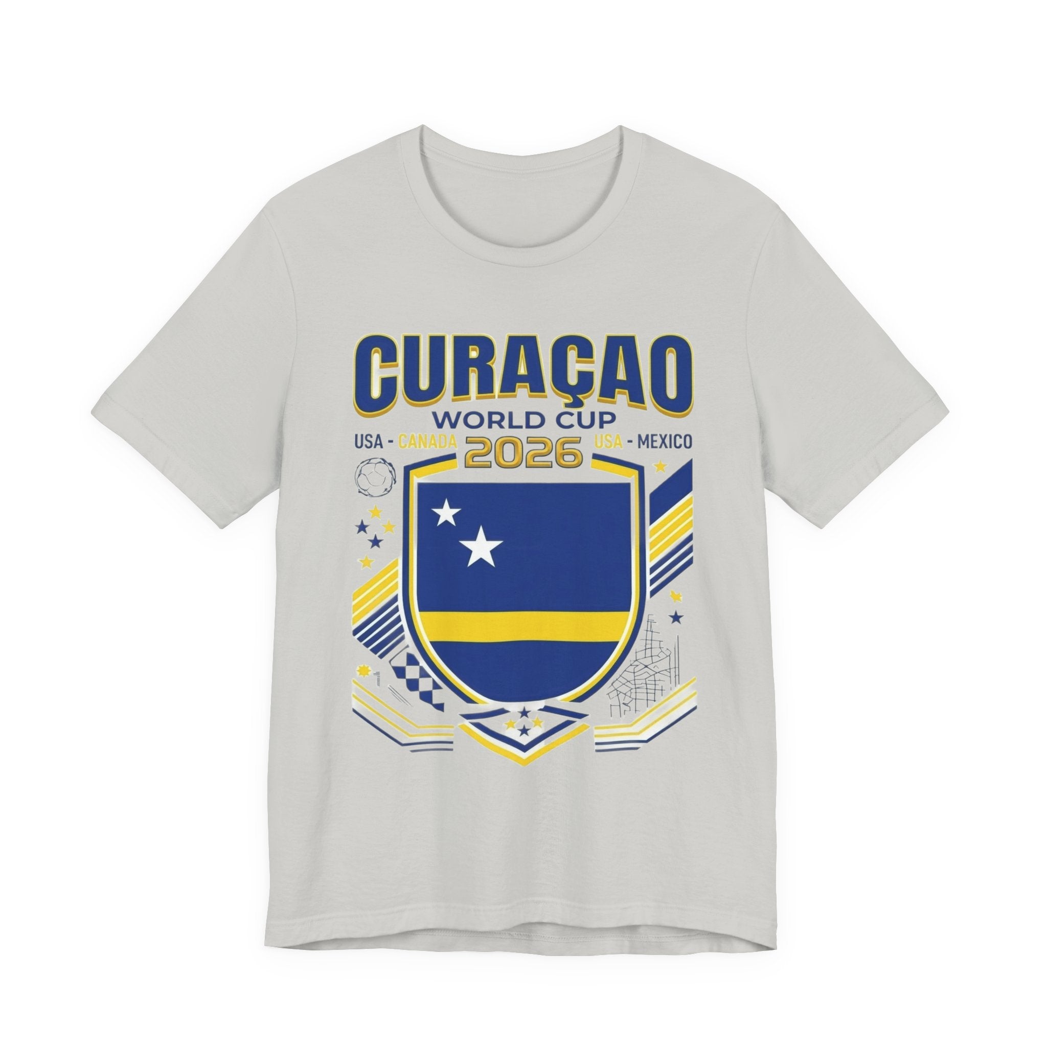 Curacao World Cup 2026 Tee | Curacao Football Crest, USA Canada Mexico