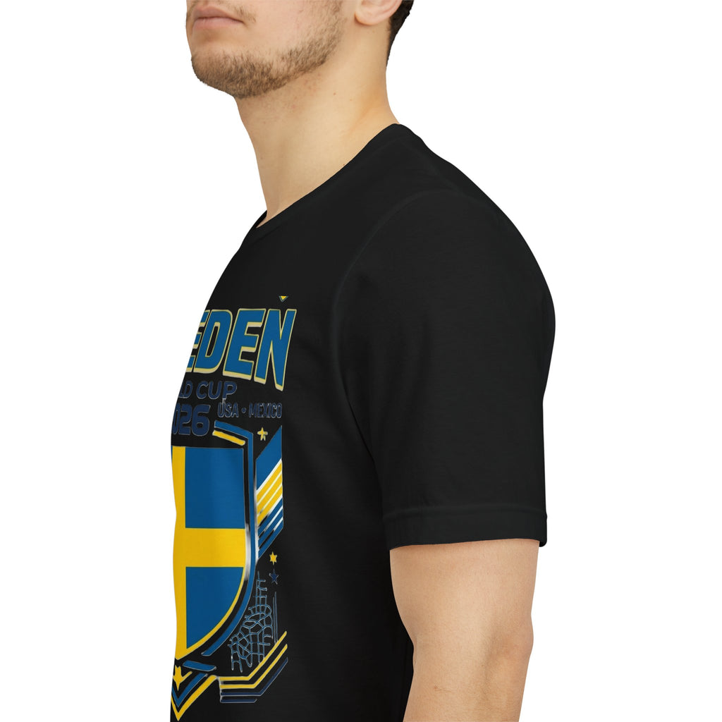 Camiseta Suecia Mundial 2026 | Escudo de la Selección de Suecia, EE. UU. Canadá México
