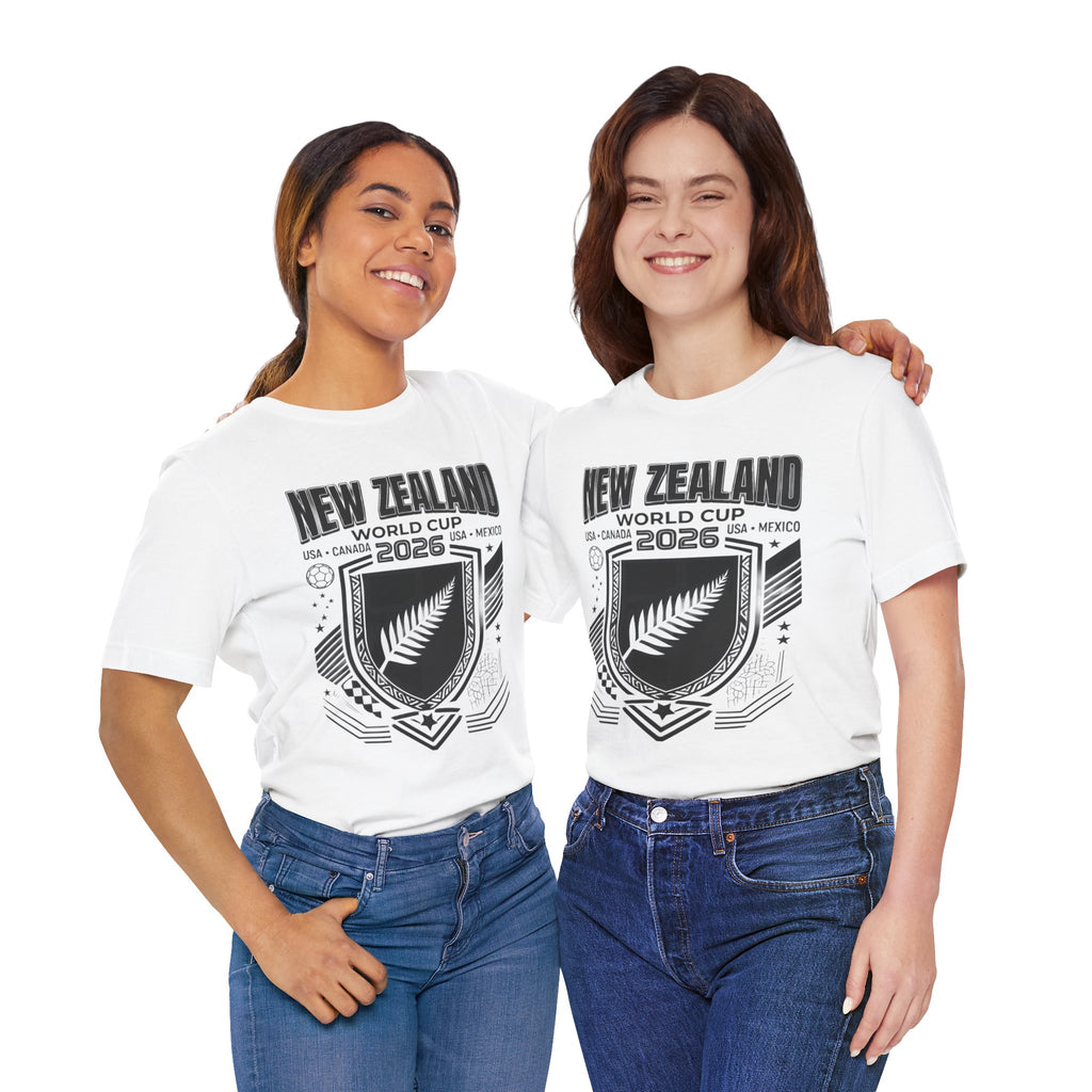 Camiseta Nueva Zelanda Mundial 2026 | Escudo de Fútbol de Nueva Zelanda, EE. UU. Canadá México