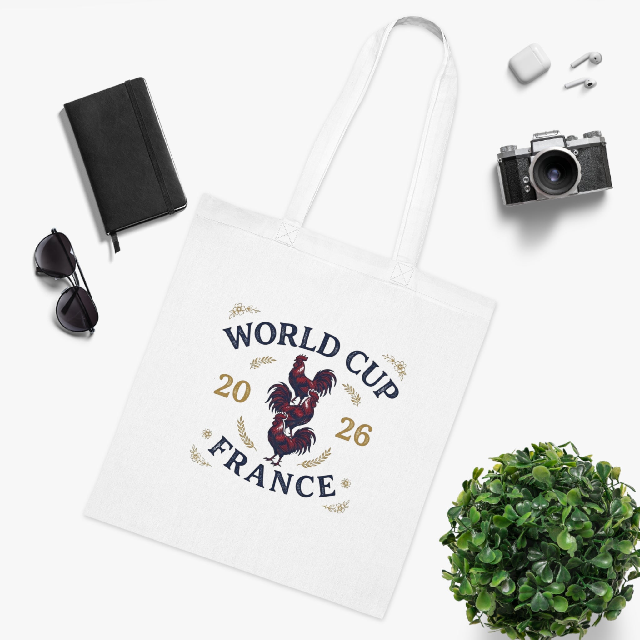 France Cotton Tote Bag — 2026 World Cup