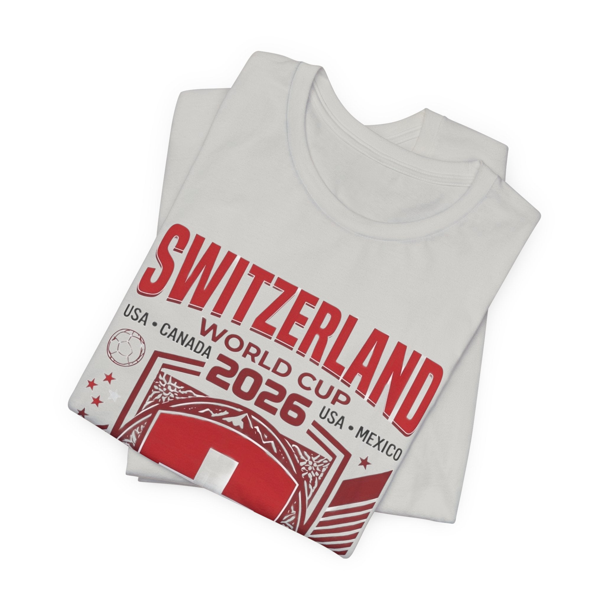 Camiseta de Suiza para el Mundial 2026 | Escudo de la selección de Suiza, EE. UU., Canadá, México