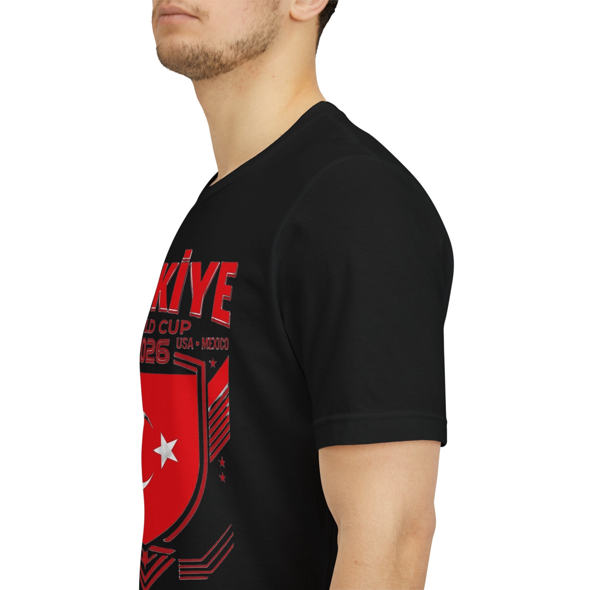 Camiseta Turquía Mundial 2026 | Escudo de Fútbol de Turquía, EE. UU. Canadá México