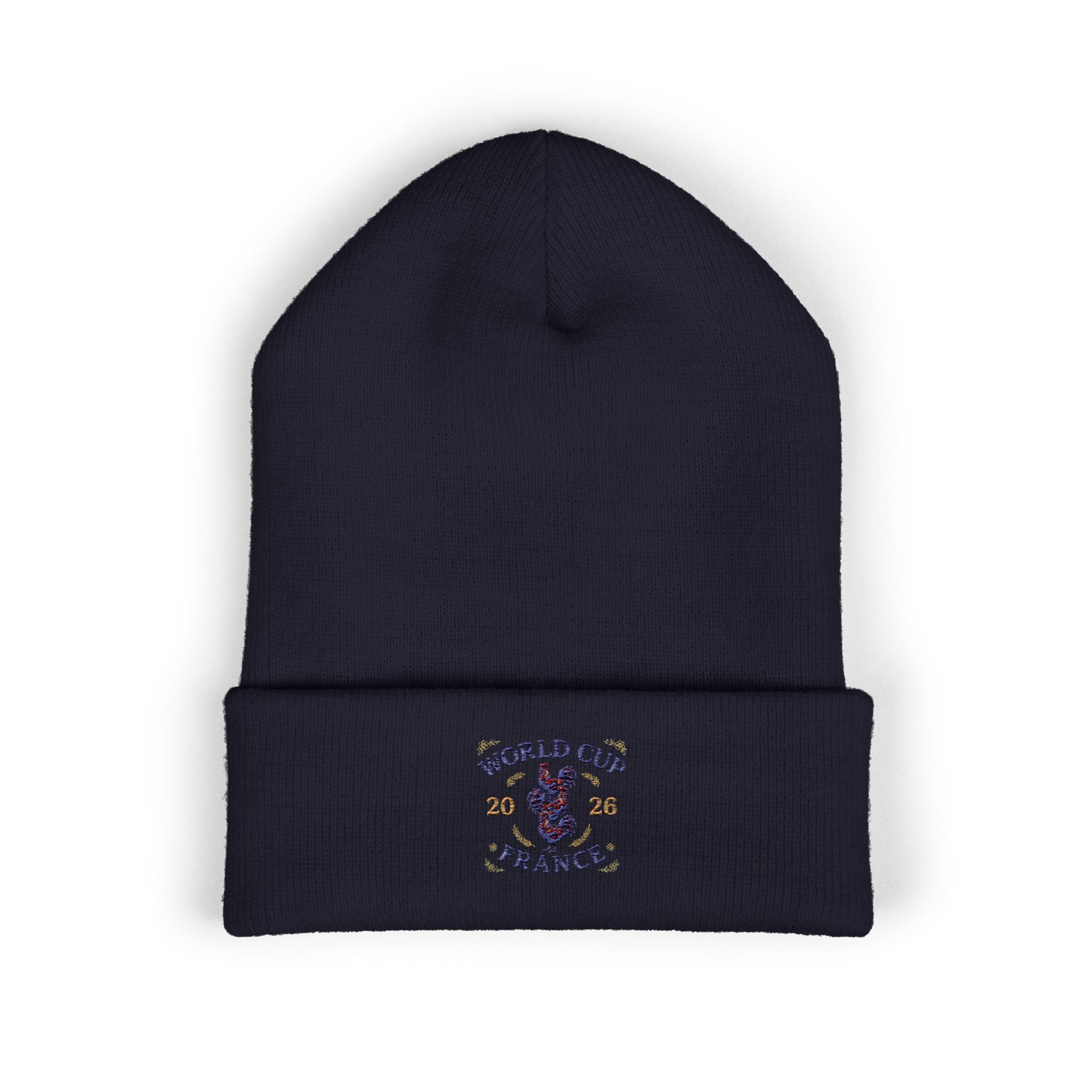 France World Cup Embroidered Cuffed Beanie