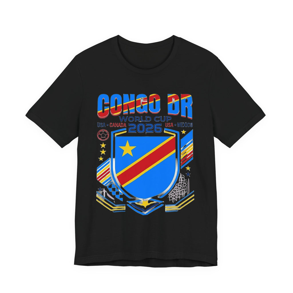 DR Congo World Cup 2026 Tee | DR Congo Football Crest, USA Canada Mexico