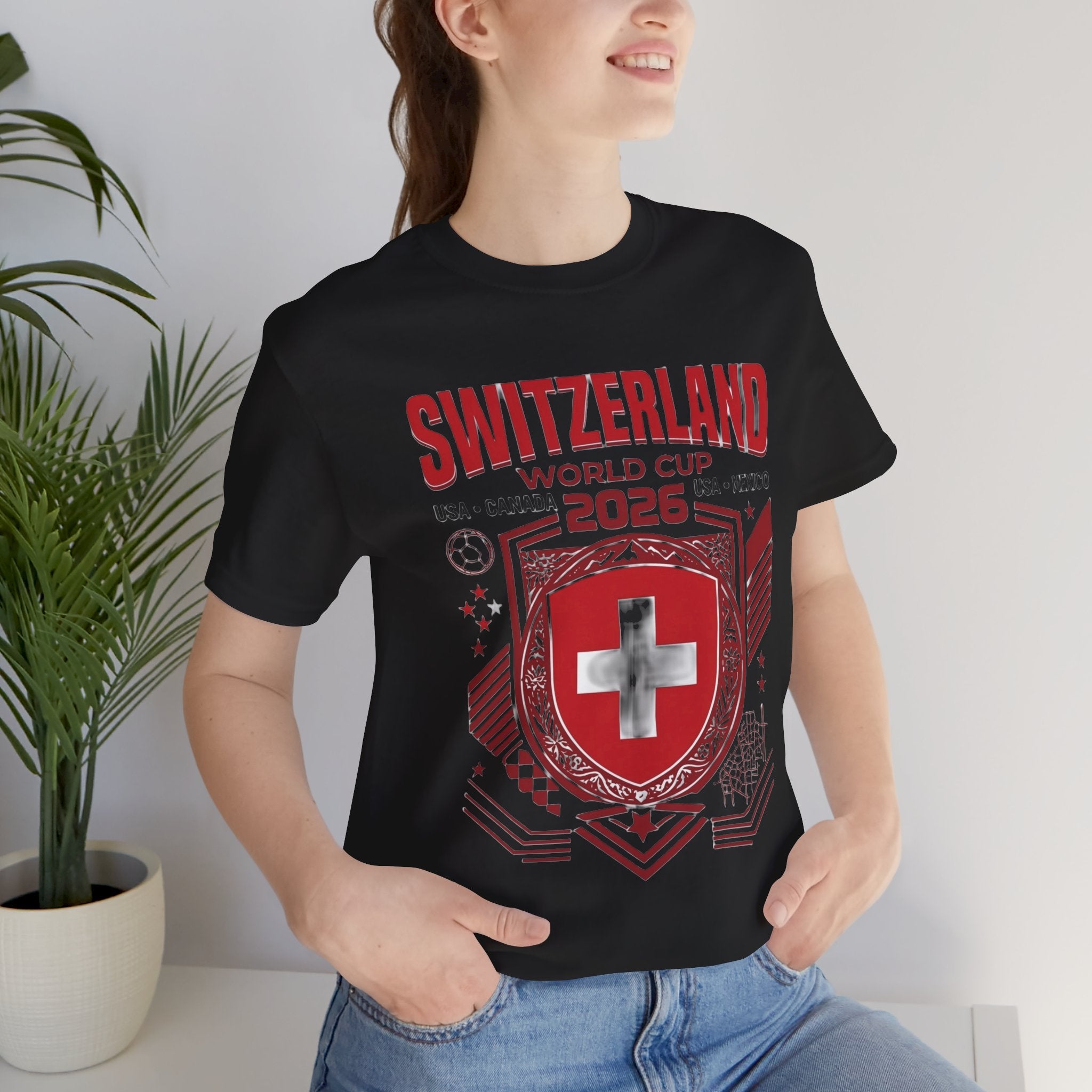 Camiseta de Suiza para el Mundial 2026 | Escudo de la selección de Suiza, EE. UU., Canadá, México