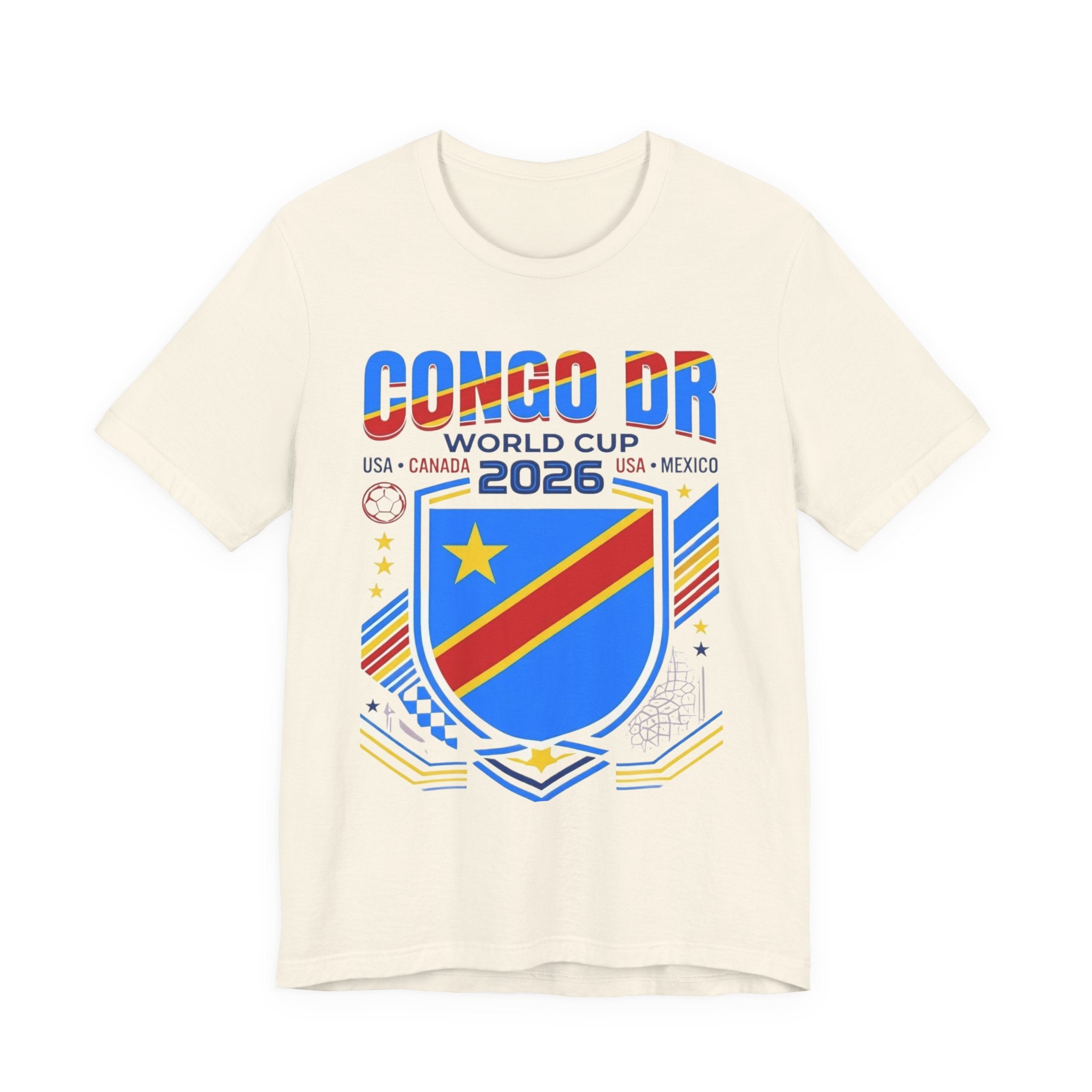 DR Congo World Cup 2026 Tee | DR Congo Football Crest, USA Canada Mexico