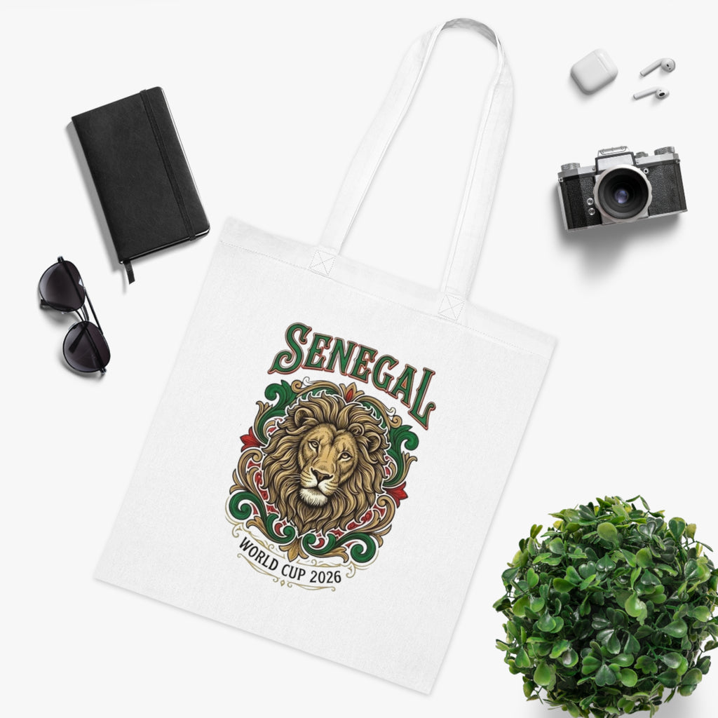 Senegal Cotton Tote Bag — 2026 World Cup