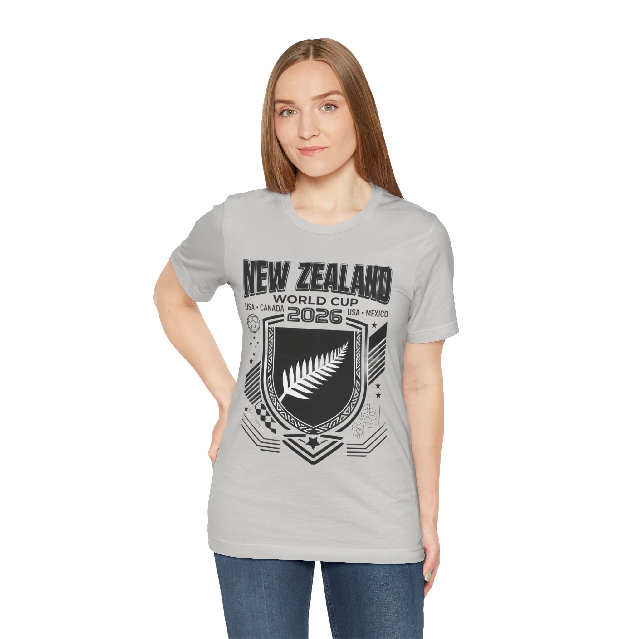 Camiseta Nueva Zelanda Mundial 2026 | Escudo de Fútbol de Nueva Zelanda, EE. UU. Canadá México