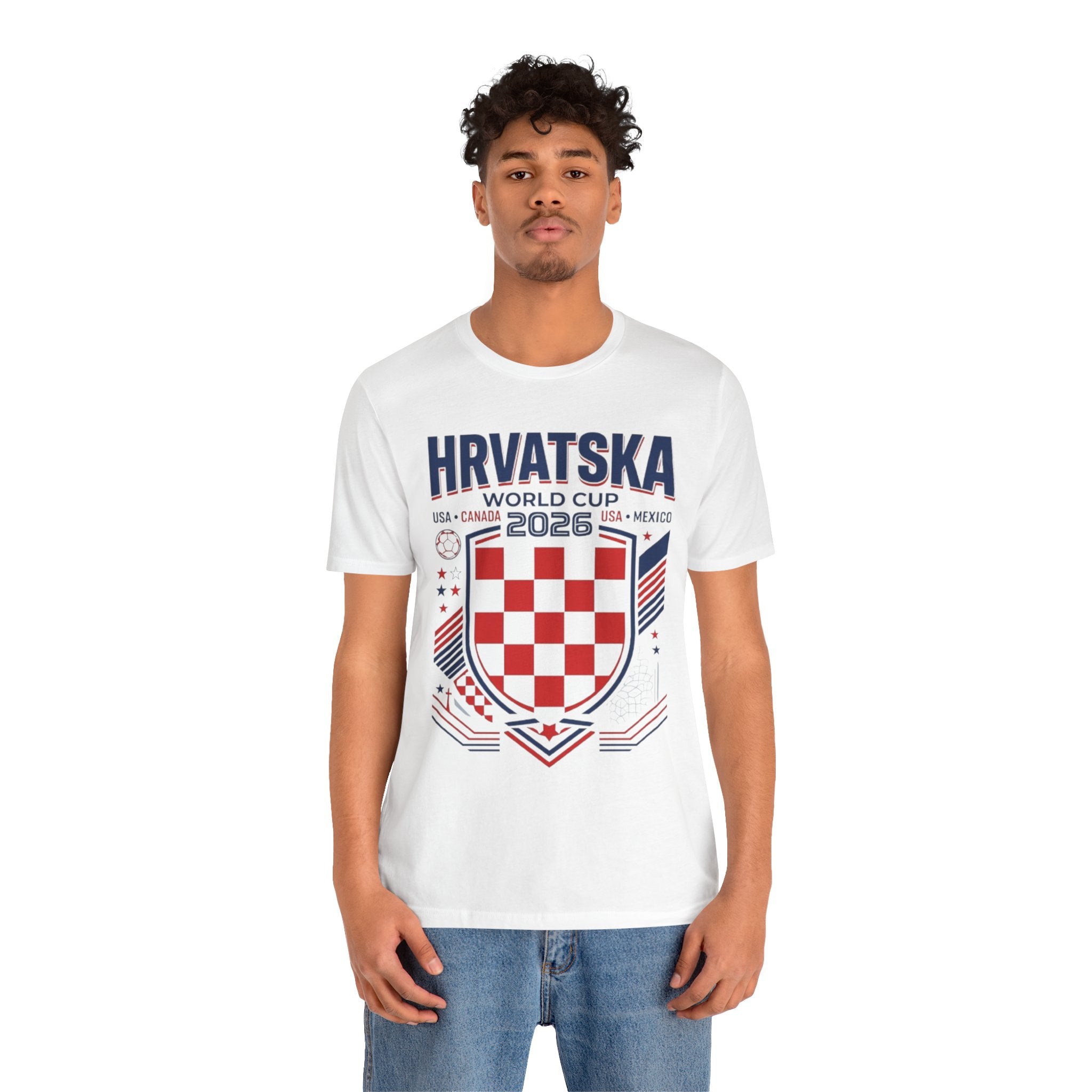 Croatia World Cup 2026 Tee | Croatia Football Crest, USA Canada Mexico