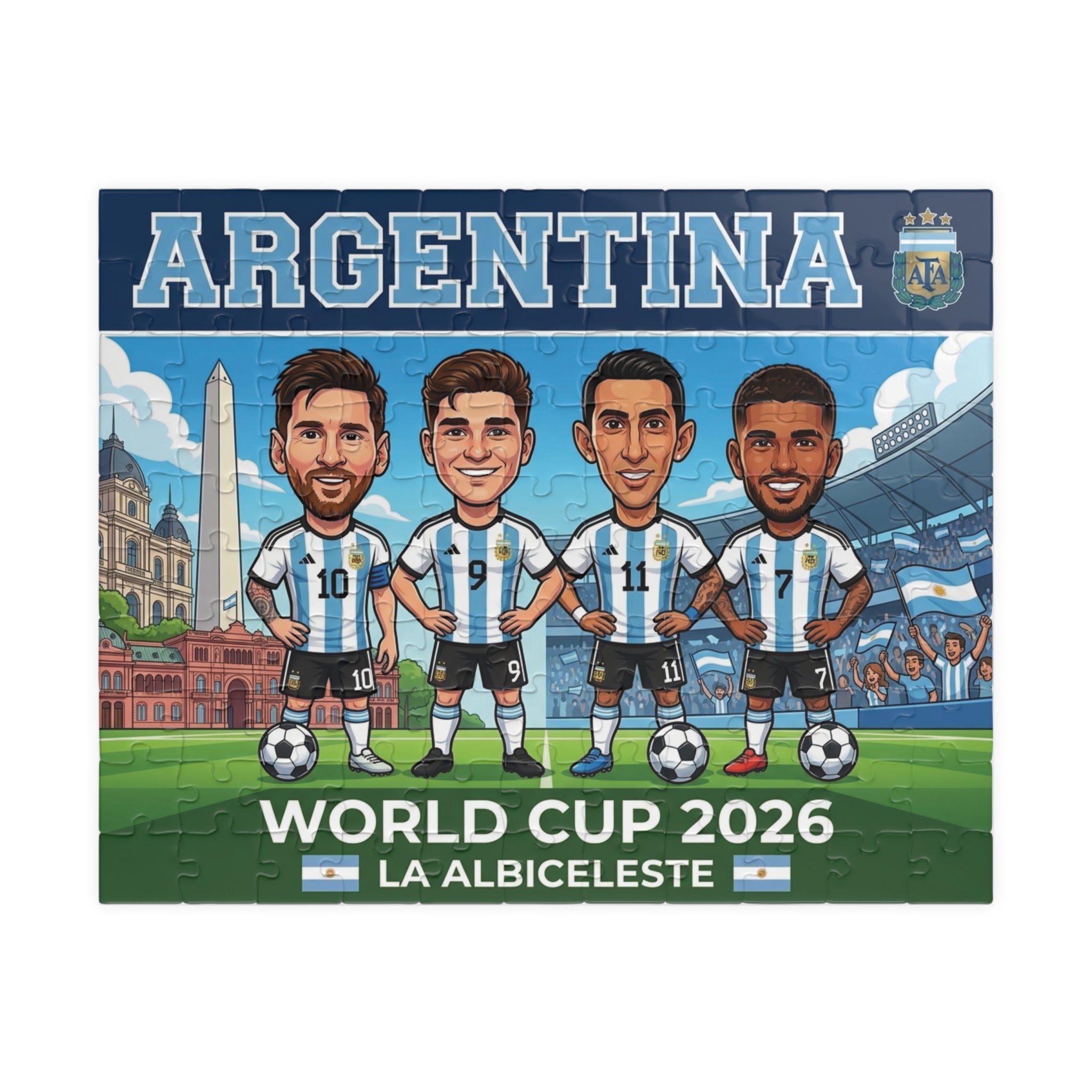 Argentina World Cup 2026 Puzzle - 110 pcs