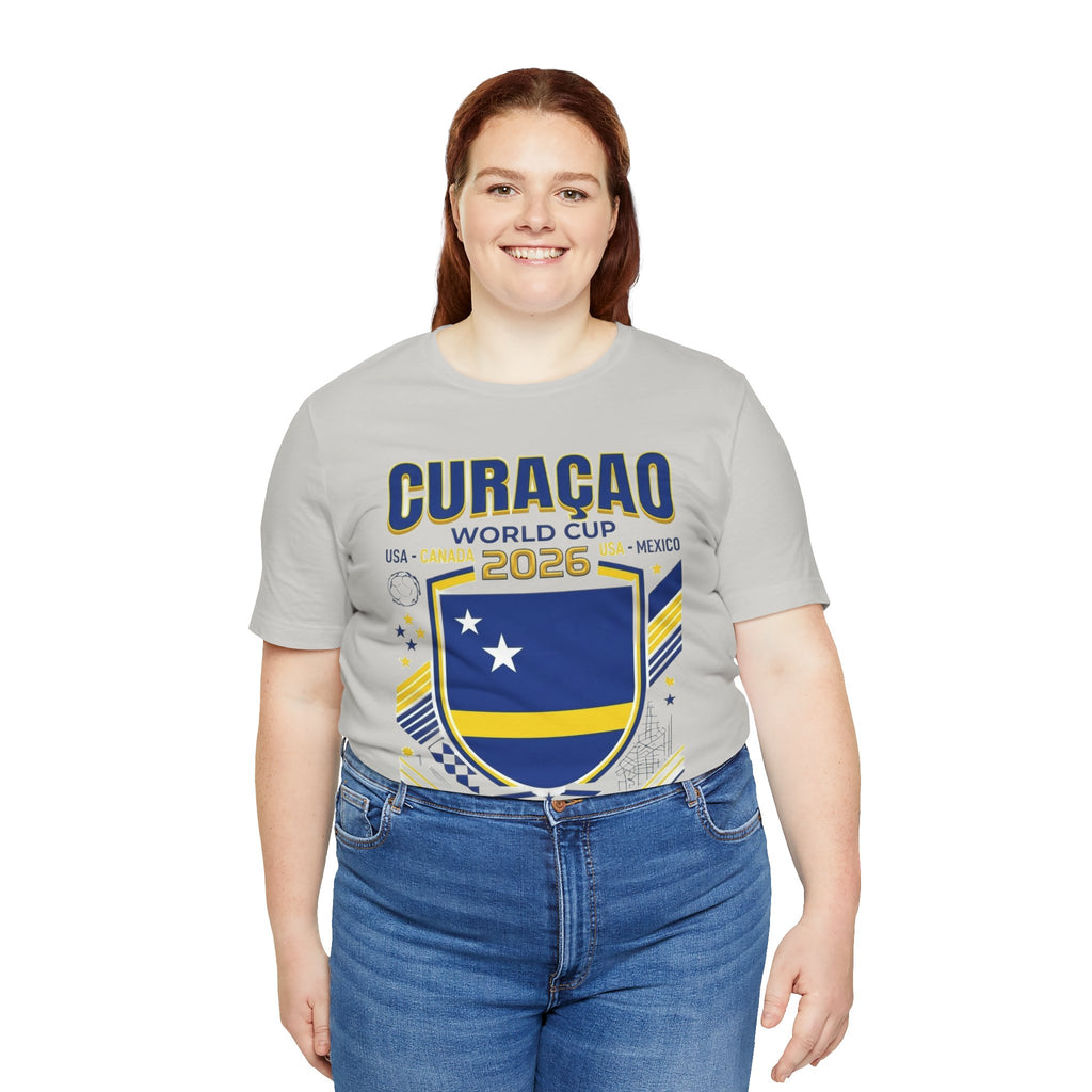 Camiseta Curazao Mundial 2026 | Escudo de Fútbol de Curazao, EE. UU., Canadá, México
