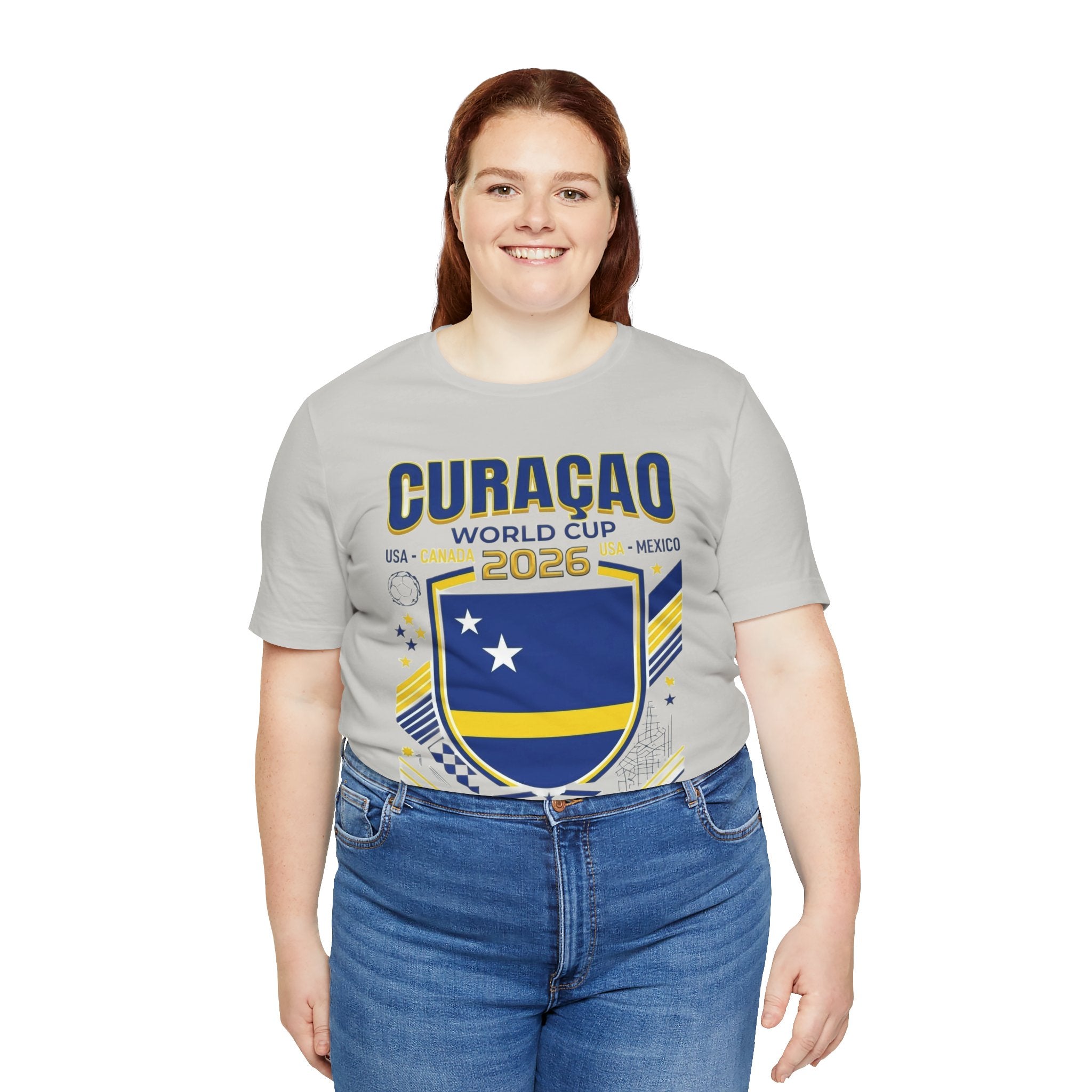 Camiseta Curazao Mundial 2026 | Escudo de Fútbol de Curazao, EE. UU., Canadá, México