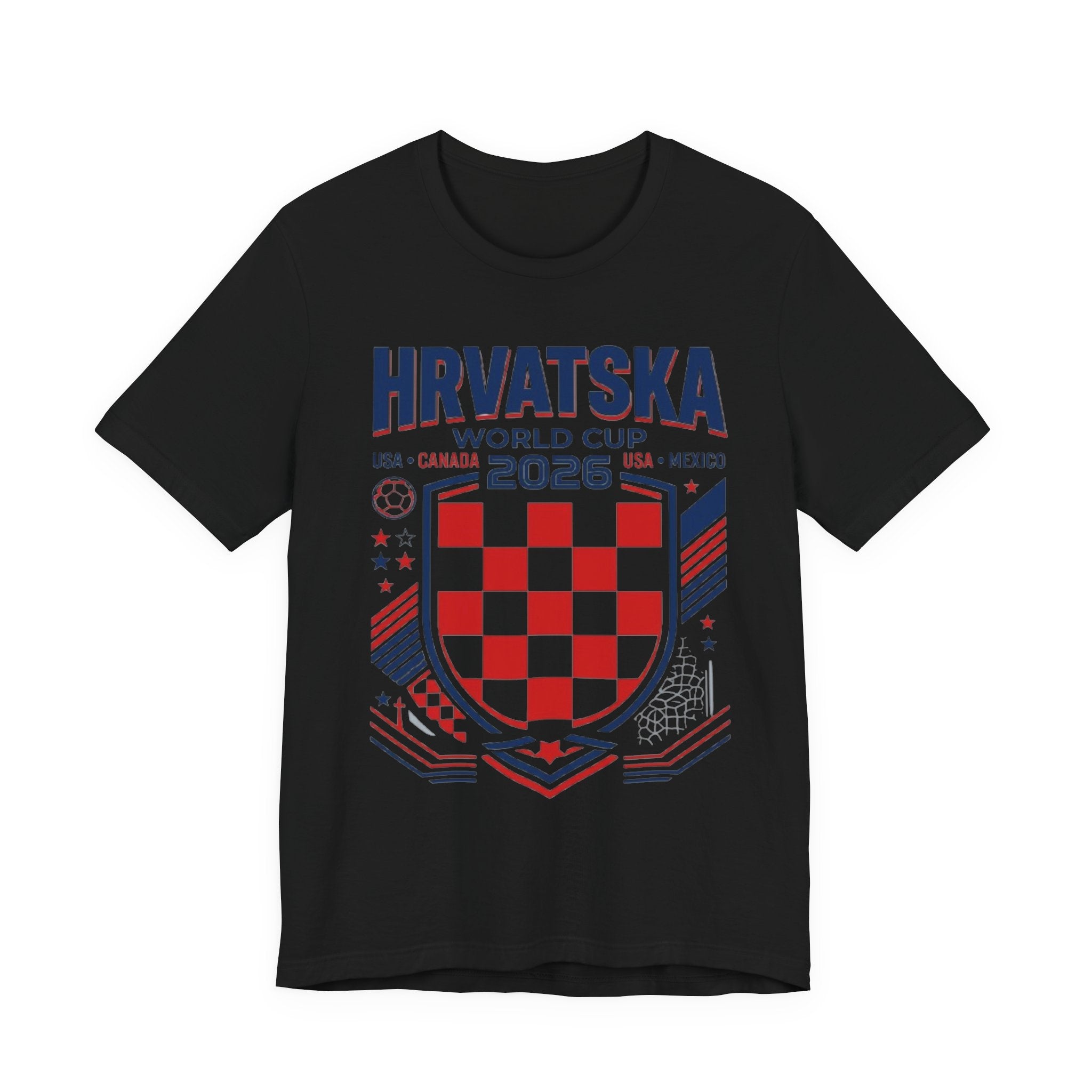 Croatia World Cup 2026 Tee | Croatia Football Crest, USA Canada Mexico