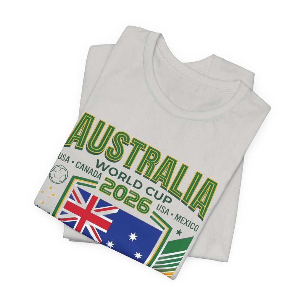 Camiseta Australia Mundial 2026 | Escudo de la selección de Australia, EE. UU. Canadá México