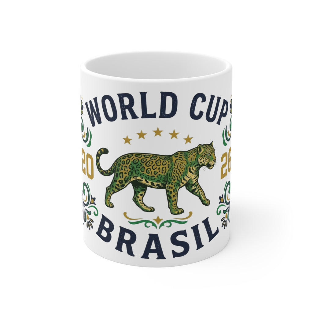 Brasil World Cup 2026 Mug — Soccer Fan Coffee Cup