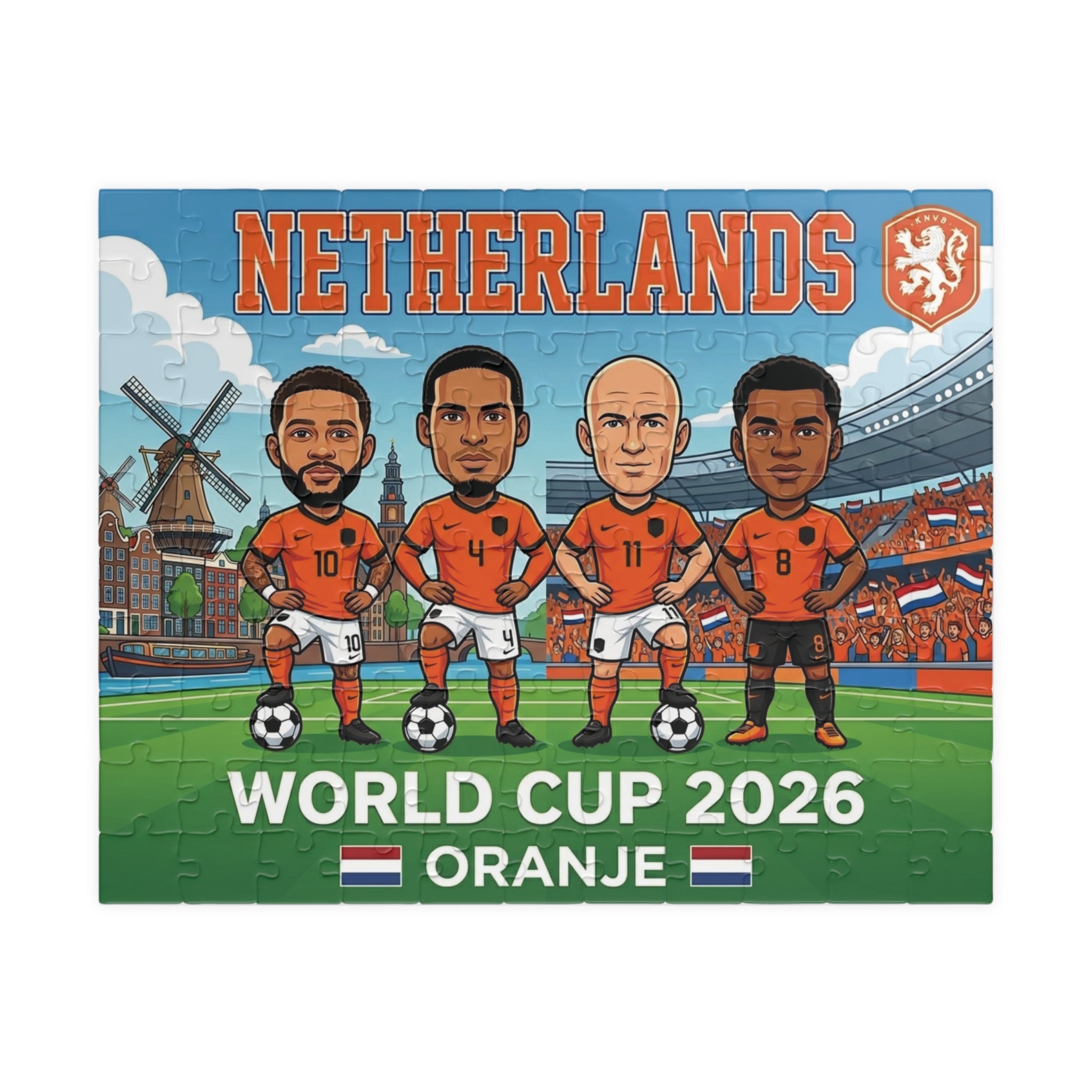 The Netherlands World Cup 2026 Puzzle - 110 pcs