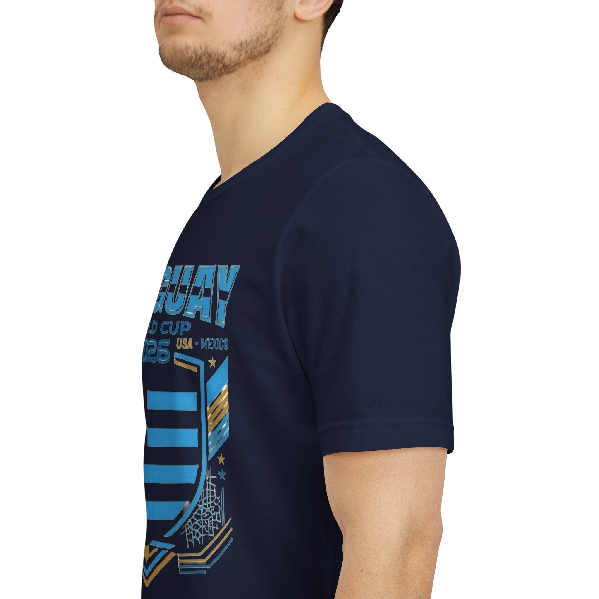 Camiseta Mundial Uruguay 2026 | Escudo de Fútbol de Uruguay, EE. UU., Canadá, México