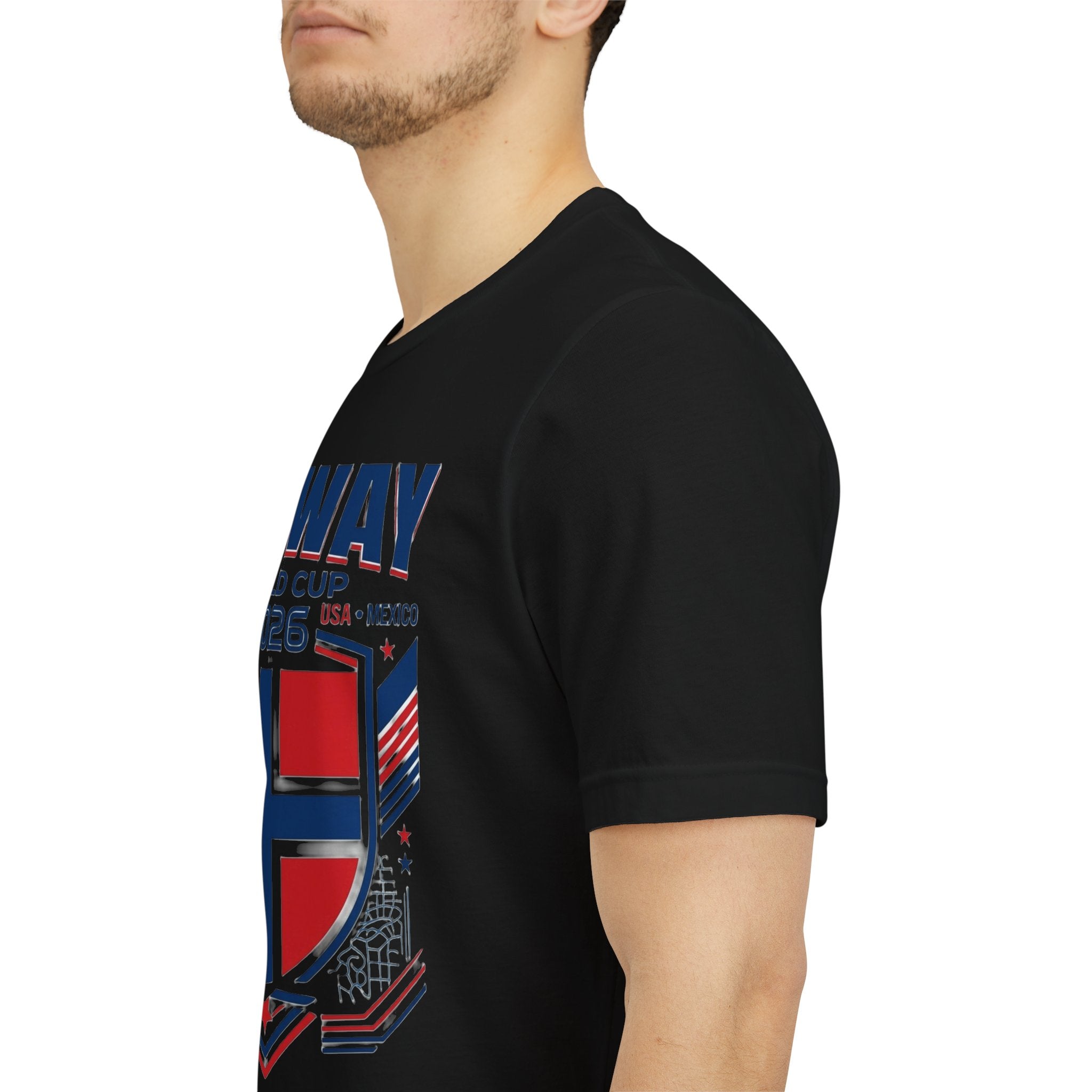 Camiseta Noruega Mundial 2026 | Escudo de Fútbol de Noruega, EE. UU. Canadá México