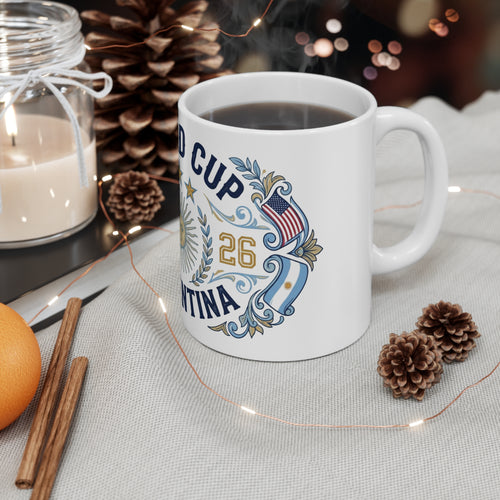 Argentina World Cup 2026 Mug — Soccer Fan Coffee Cup