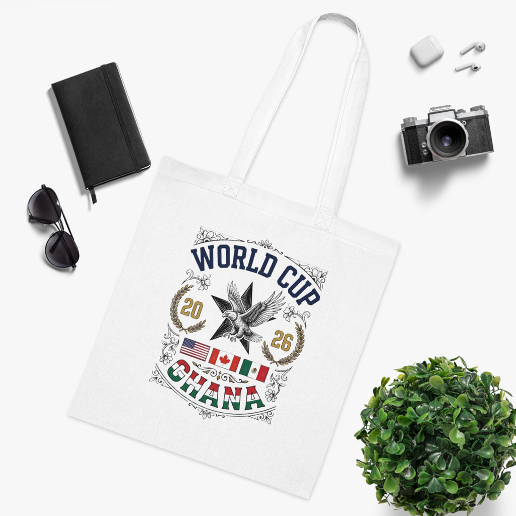 Ghana Cotton Tote Bag — 2026 World Cup