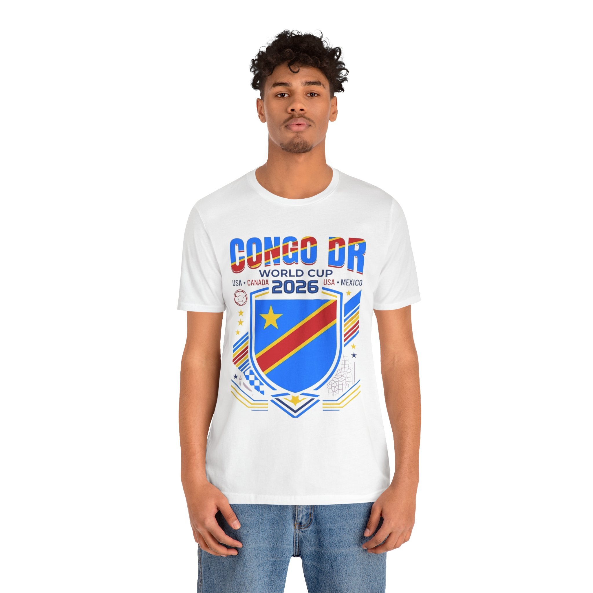 DR Congo World Cup 2026 Tee | DR Congo Football Crest, USA Canada Mexico