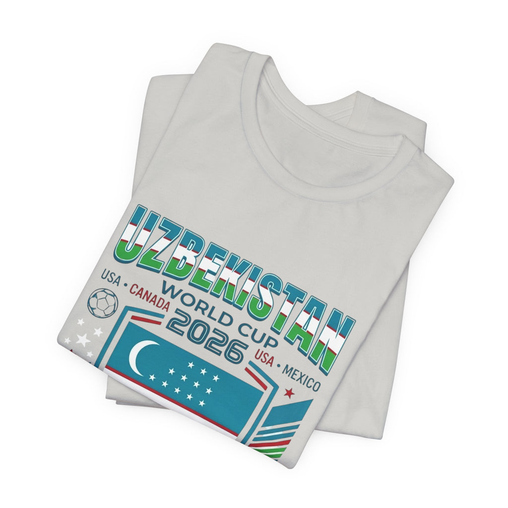 Camiseta Uzbekistán Mundial 2026 | Escudo de fútbol de Uzbekistán, EE. UU. Canadá México