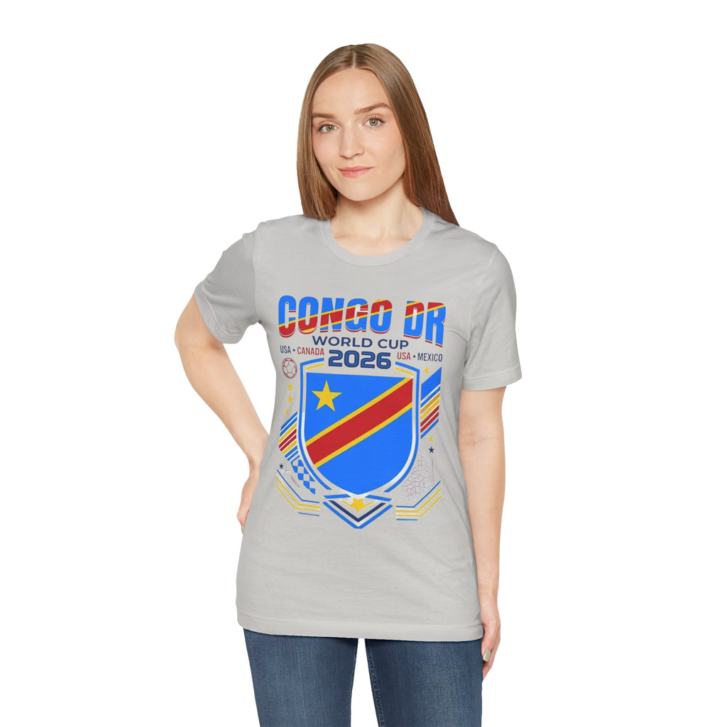 DR Congo World Cup 2026 Tee | DR Congo Football Crest, USA Canada Mexico