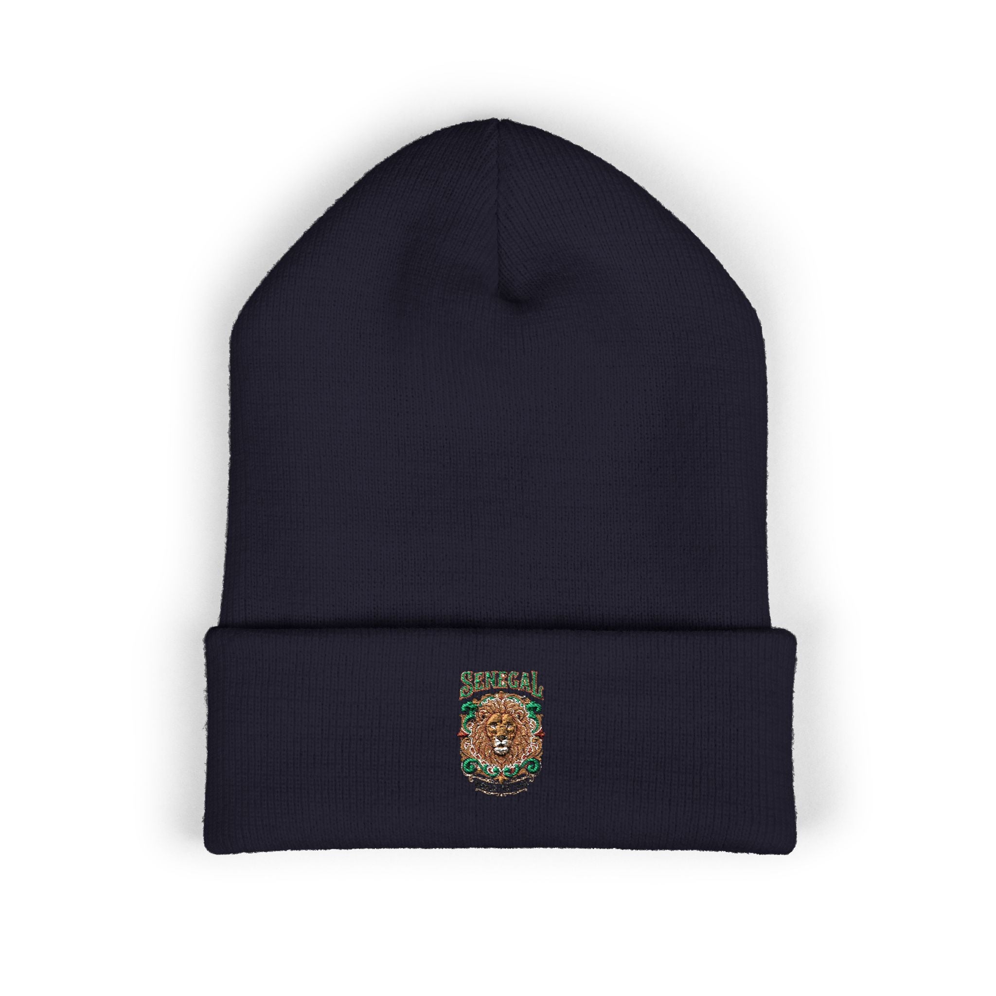 Senegal World Cup Embroidered Cuffed Beanie