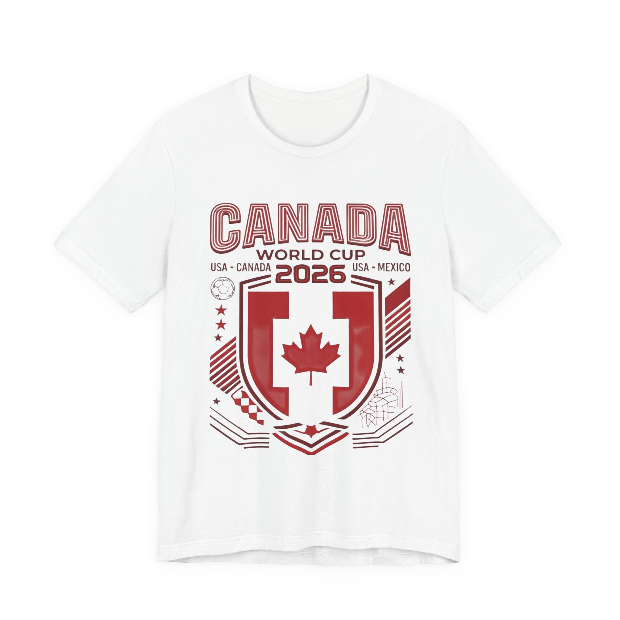 Canada World Cup 2026 Tee | Canada Football Crest, USA Canada Mexico