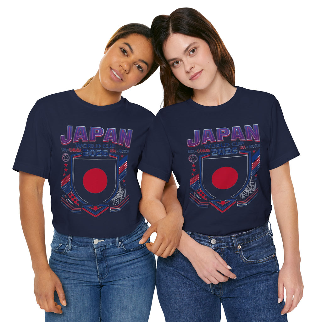 Camiseta de Japón Mundial 2026 | Escudo de Japón, EE. UU. Canadá México
