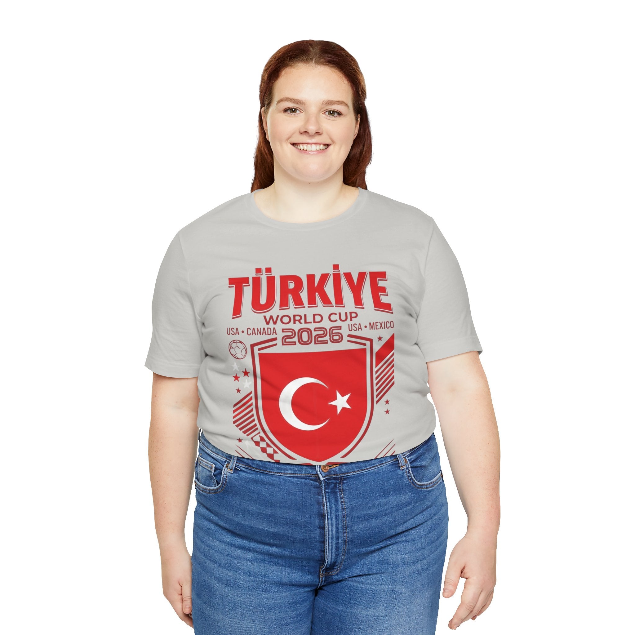 Camiseta Turquía Mundial 2026 | Escudo de Fútbol de Turquía, EE. UU. Canadá México