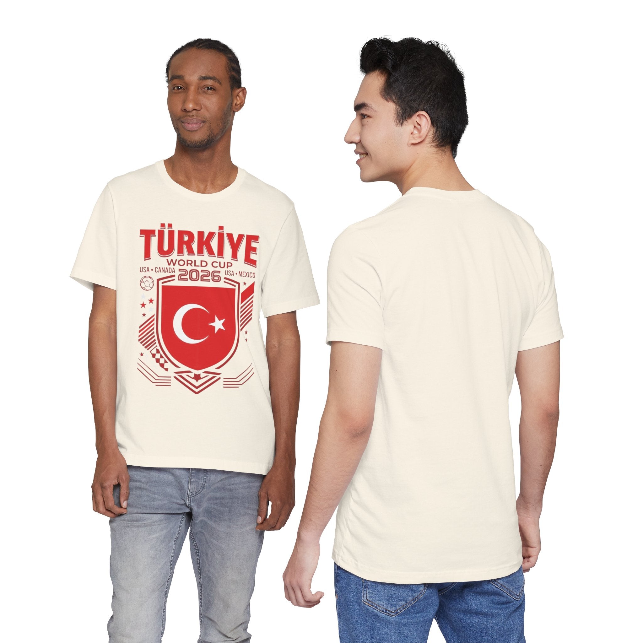 Camiseta Turquía Mundial 2026 | Escudo de Fútbol de Turquía, EE. UU. Canadá México