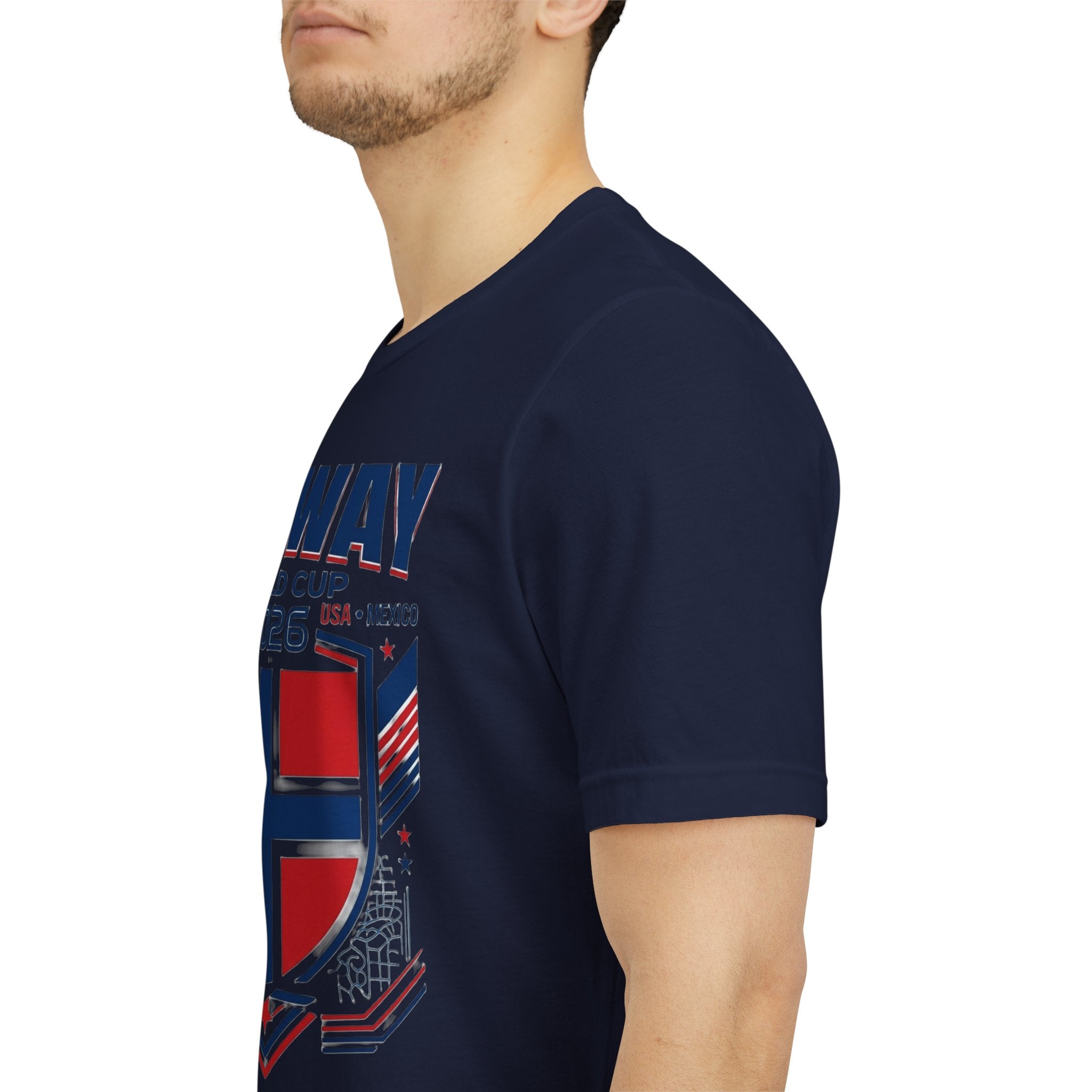 Camiseta Noruega Mundial 2026 | Escudo de Fútbol de Noruega, EE. UU. Canadá México
